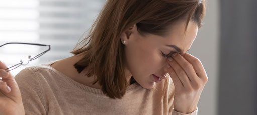 Picture of patient with Dry Eyes